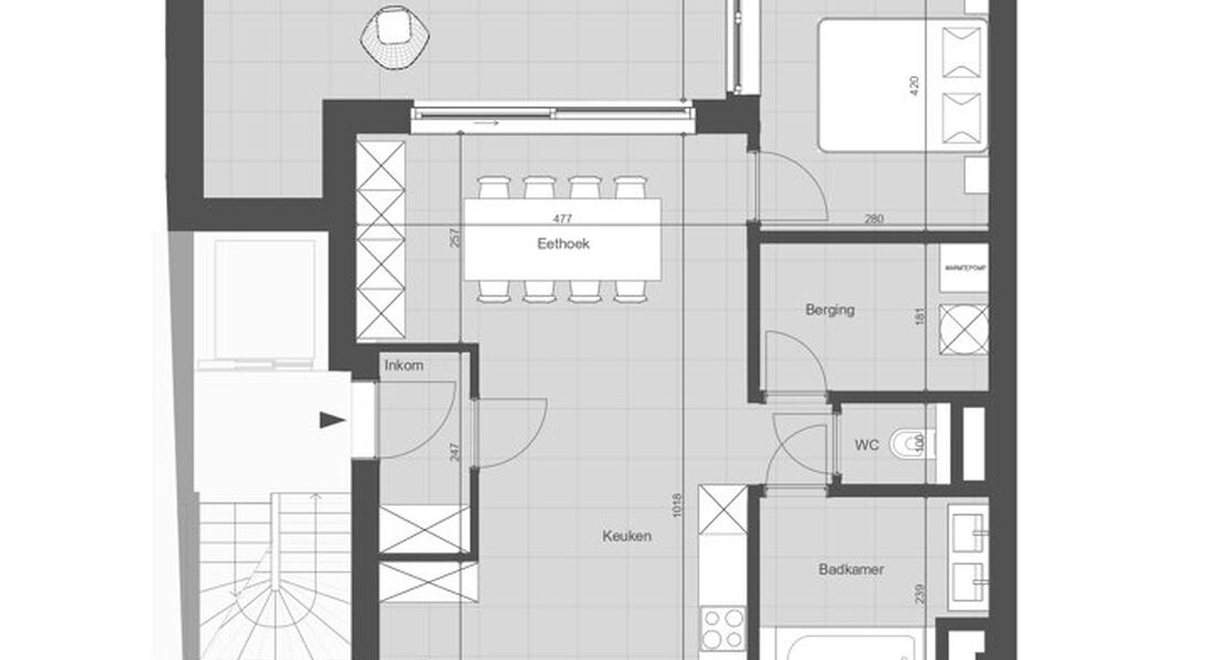 Appartement te koop in Aalst Erembodegem