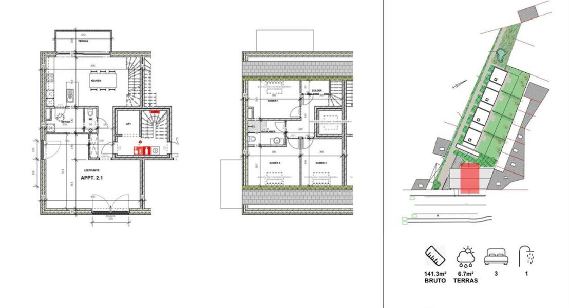 Duplex te koop in Asse