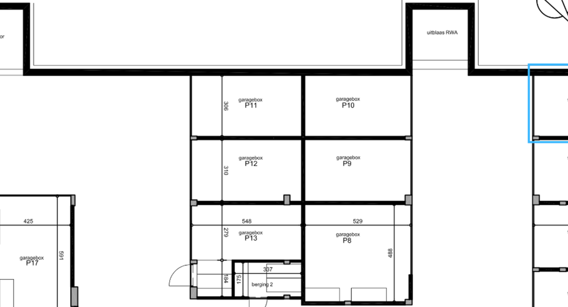 Gesloten garagebox te huur in Opwijk