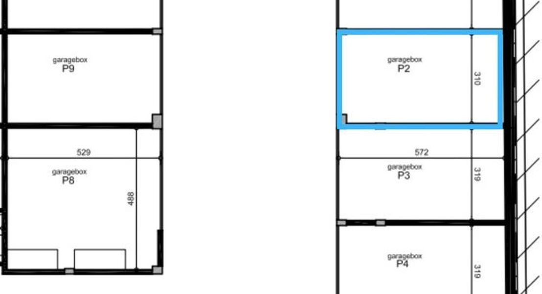 Gesloten garagebox te huur in Opwijk