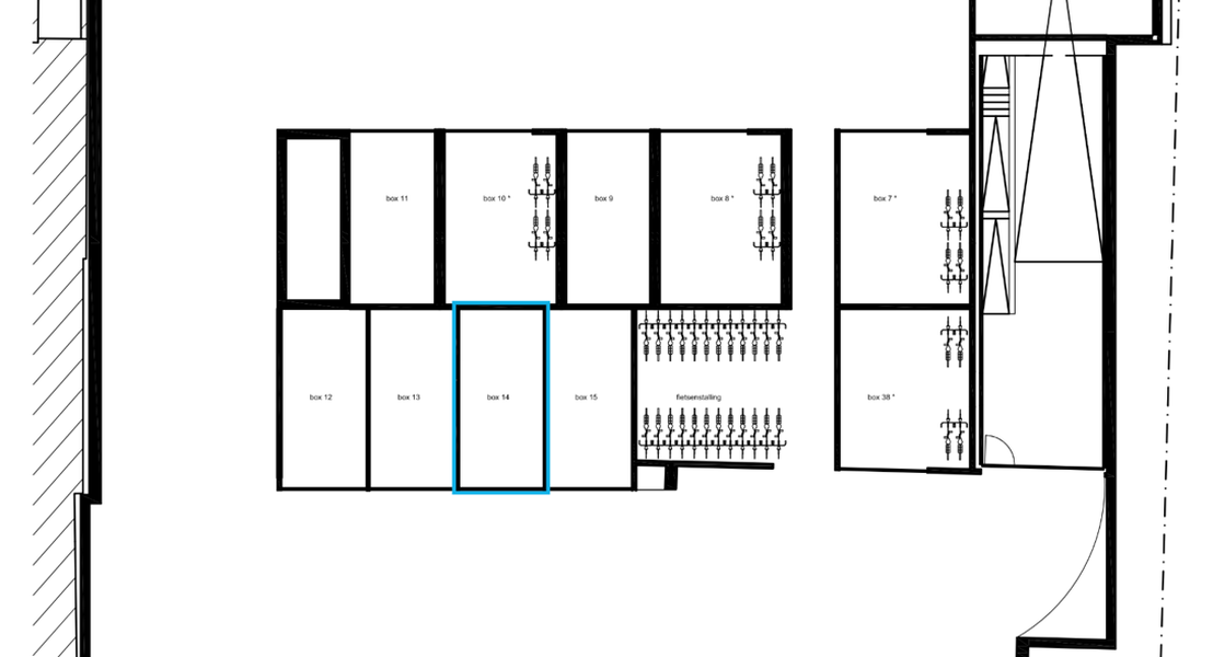 Gesloten garagebox te koop in Haaltert