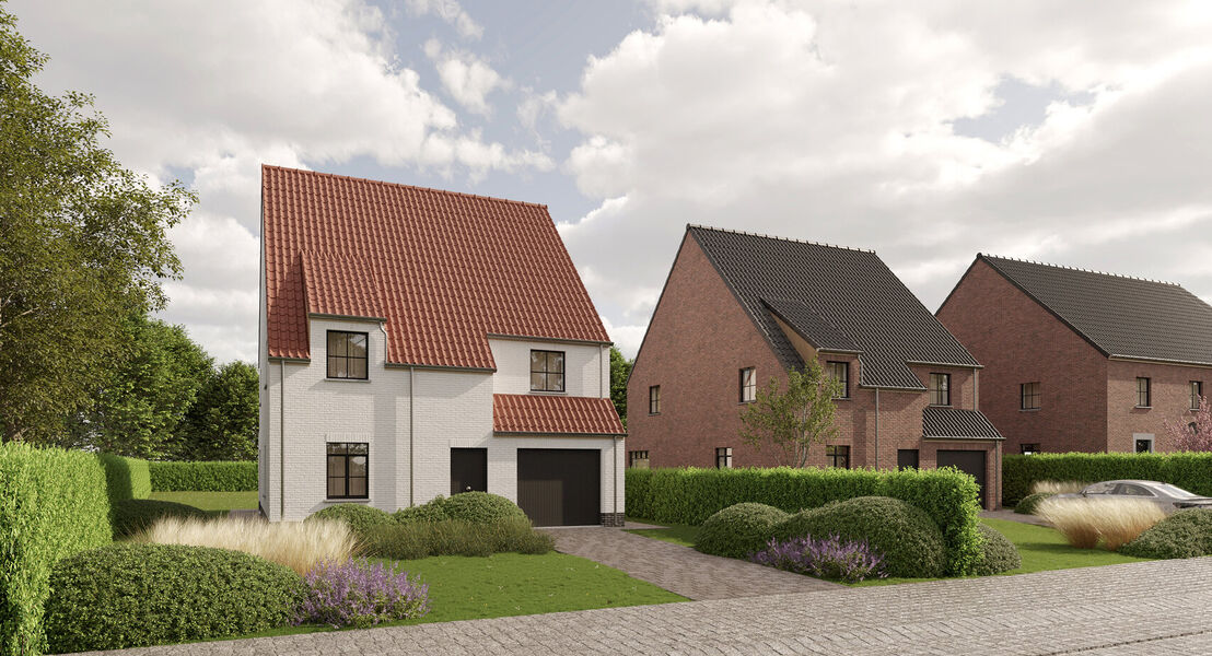 Op zoek naar een nieuwbouwwoning die m&eacute;&eacute;r biedt dan de standaard?
In de Parijsstraat in Meldert vindt u deze exclusieve open bebouwing waar wonen in alle rust centraal staat.

De woning wordt gerealiseerd op een uitzonderlijk ruim perceel van 1.138 m&sup2; 